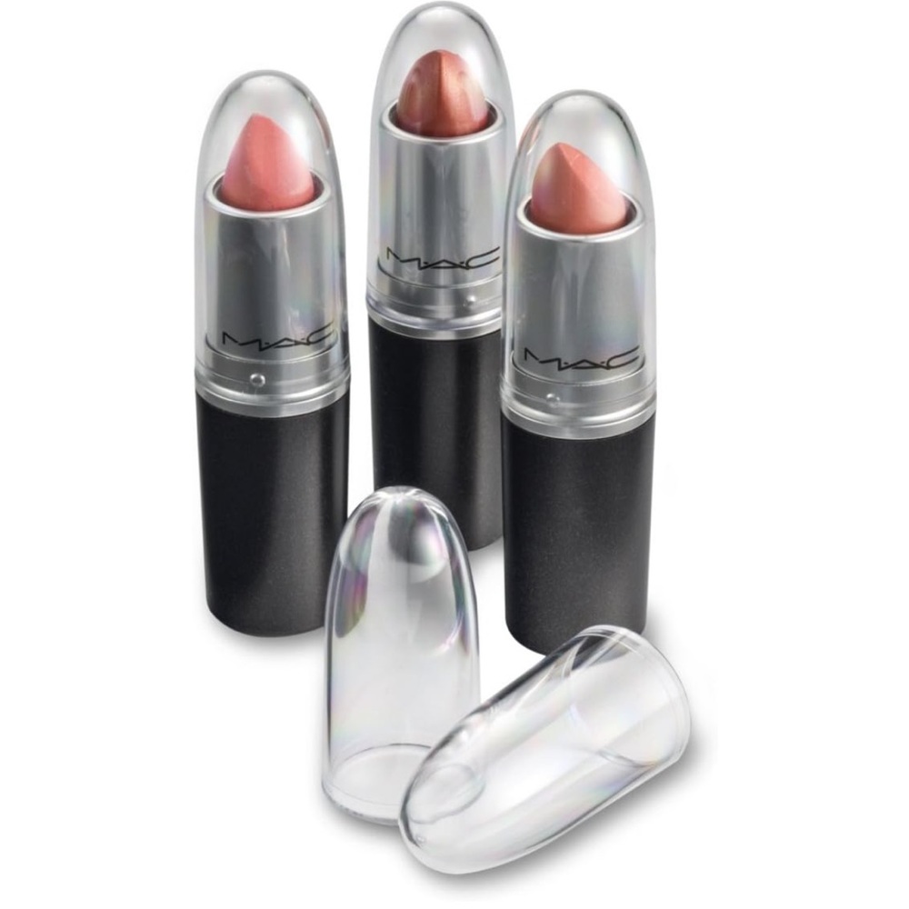 3/$30 Clear Acrylic Replacement Cap Lids For MAC Lipstick 8 Piece Bundle Lot Set